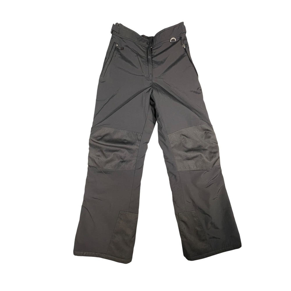 Slalom Ski Pants Womens Medium Black Nylon‎ Water Resistance Snowboard Warmth